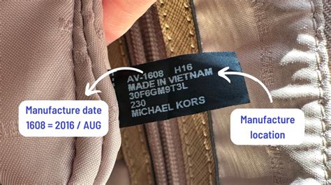 how to know if my michael kors bag is real|michael kors authentication serial number.